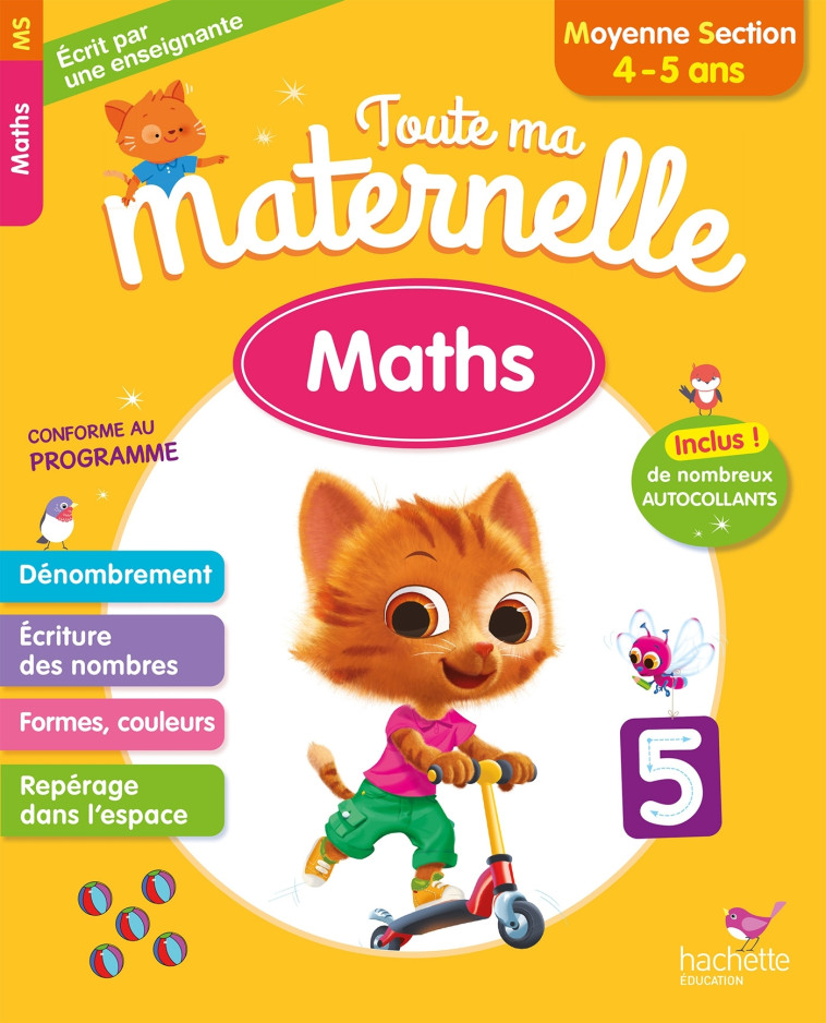 MATHS MOYENNE SECTION (4-5 ANS) ED 2022 - MARCEL CAROLINE - HACHETTE EDUC