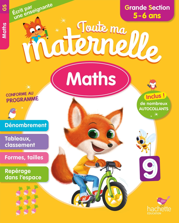 MATHS GRANDE SECTION (5-6 ANS) ED 2022 - MARCEL CAROLINE - HACHETTE EDUC