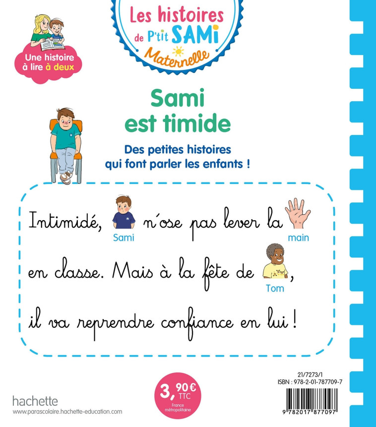 SAMI EST TIMIDE - CLERY/BOYER - HACHETTE EDUC