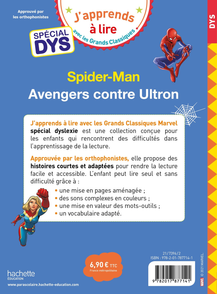 SPIDERMAN/AVENGERS CONTRE ULTRON SPECIAL DYS - ALBERTIN/VIRON - HACHETTE EDUC