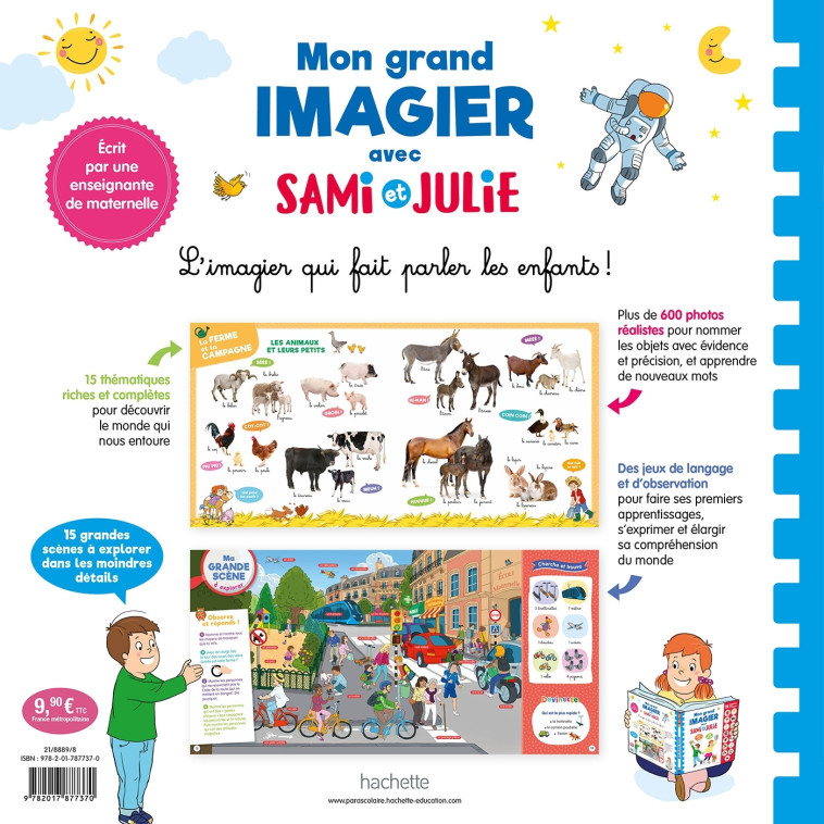 MON GRAND IMAGIER AVEC SAMI ET JULIE - FALLOT/BOYER - HACHETTE EDUC