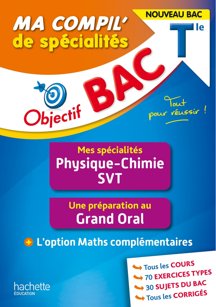 MA COMPIL' DE SPECIALITES TLE PHYSIQUE CHIMIE / SVT   ED 2021 - DETRE/CHAMAND/ZARDET - HACHETTE EDUC