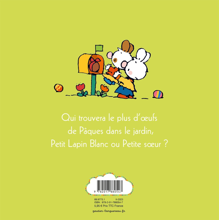 PETIT LAPIN BLANC ET LES OEUFS DE PAQUES - BOISNARD/FLOURY - GAUTIER LANGU.