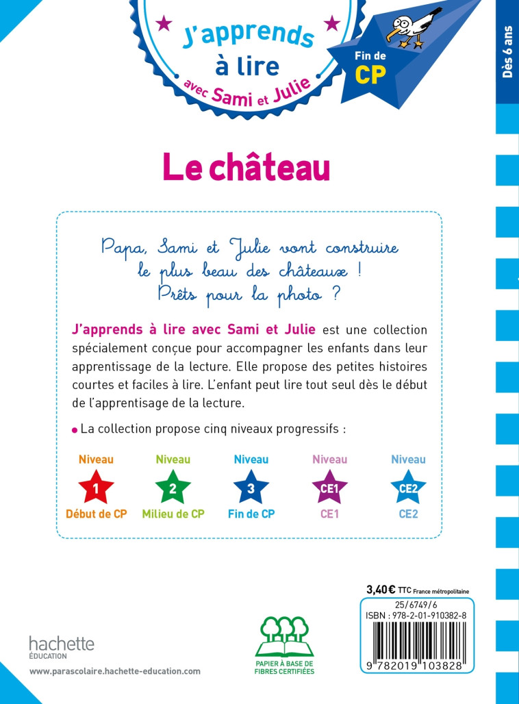 LE CHATEAU CP NIVEAU 3 - MASSONAUD/BONTE - HACHETTE EDUC