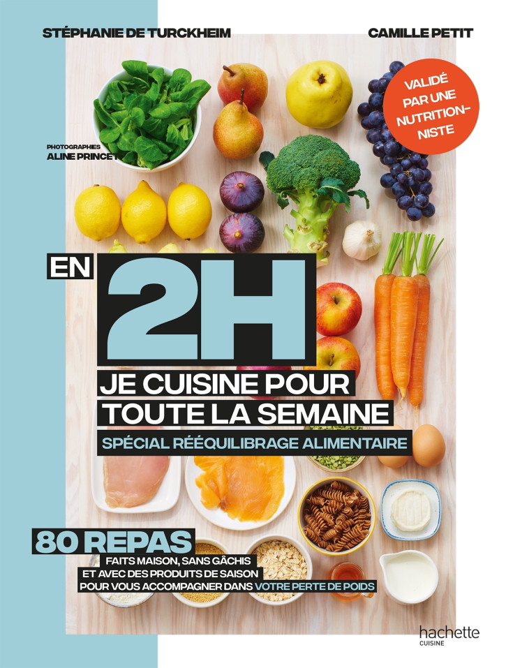 EN 2H JE CUISINE POUR MA SEMAINE SPECIAL RE EQUILIBRAGE ALIMENTAIRE - TURCKHEIM/PETIT - HACHETTE PRAT