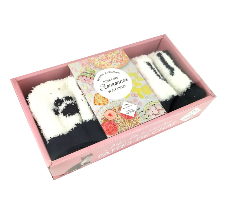 COFFRET MES CHAUSSETTES PATTES DE CHAT - XXX - HACHETTE PRAT