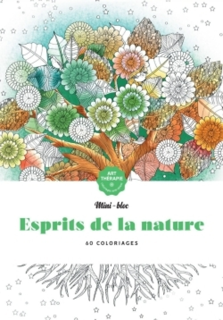 MINI-BLOC D'ART-THERAPIE ESPRITS DE LA NATURE - BERTRAND AURELIA - HACHETTE HEROES