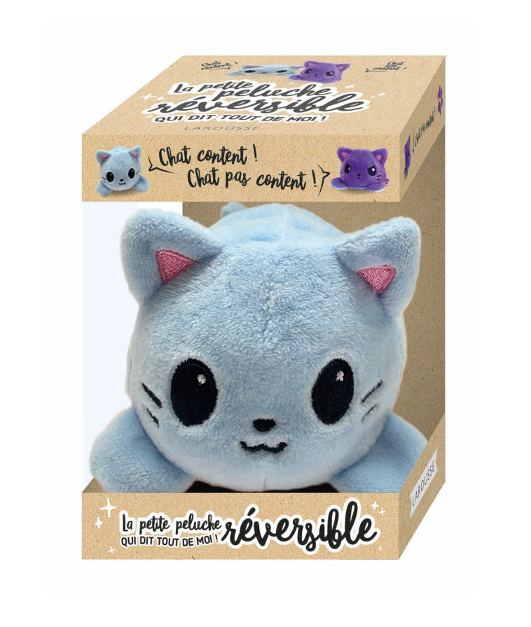 LA PETITE PELUCHE REVERSIBLE QUI DIT TOUT DE MOI - XXX - LAROUSSE