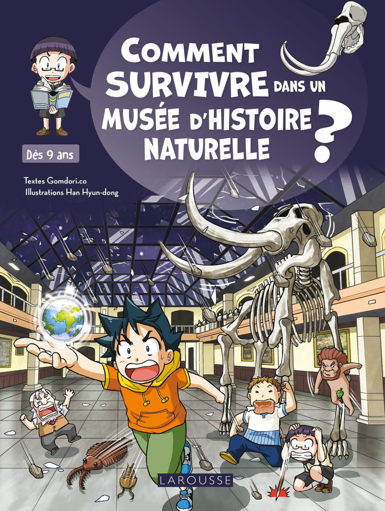 COMMENT SURVIVRE DANS UN MUSEE D'HISTOIRE NATURELLE ? MANGA-DOCS - COLLECTIF - LAROUSSE