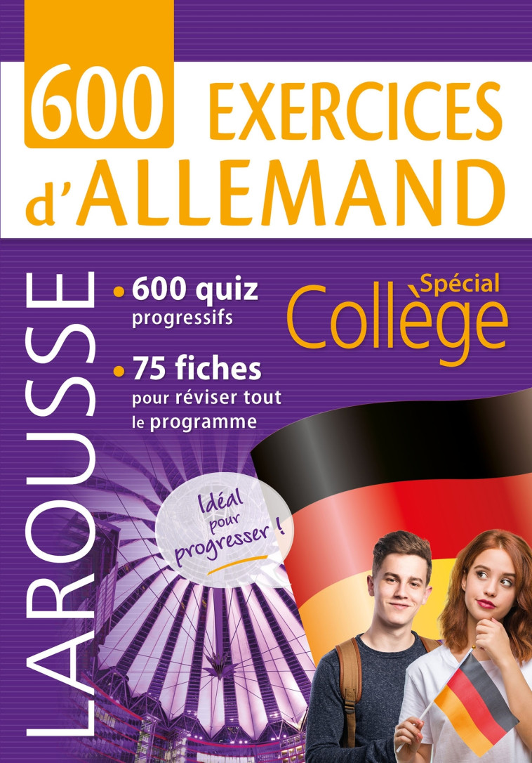 600 EXERCICES D'ALLEMAND (NIVEAU COLLEGE) - COLLECTIF - LAROUSSE