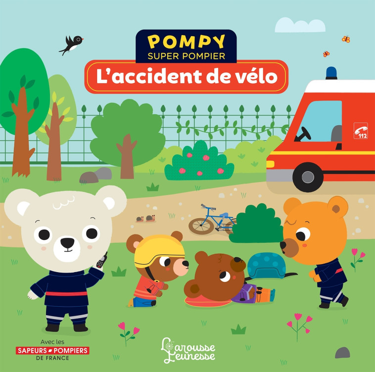 POMPY L'ACCIDENT DE VELO PANNEAU EVEIL ETAGERE J - KECIR LEPETIT/BARDY - LAROUSSE