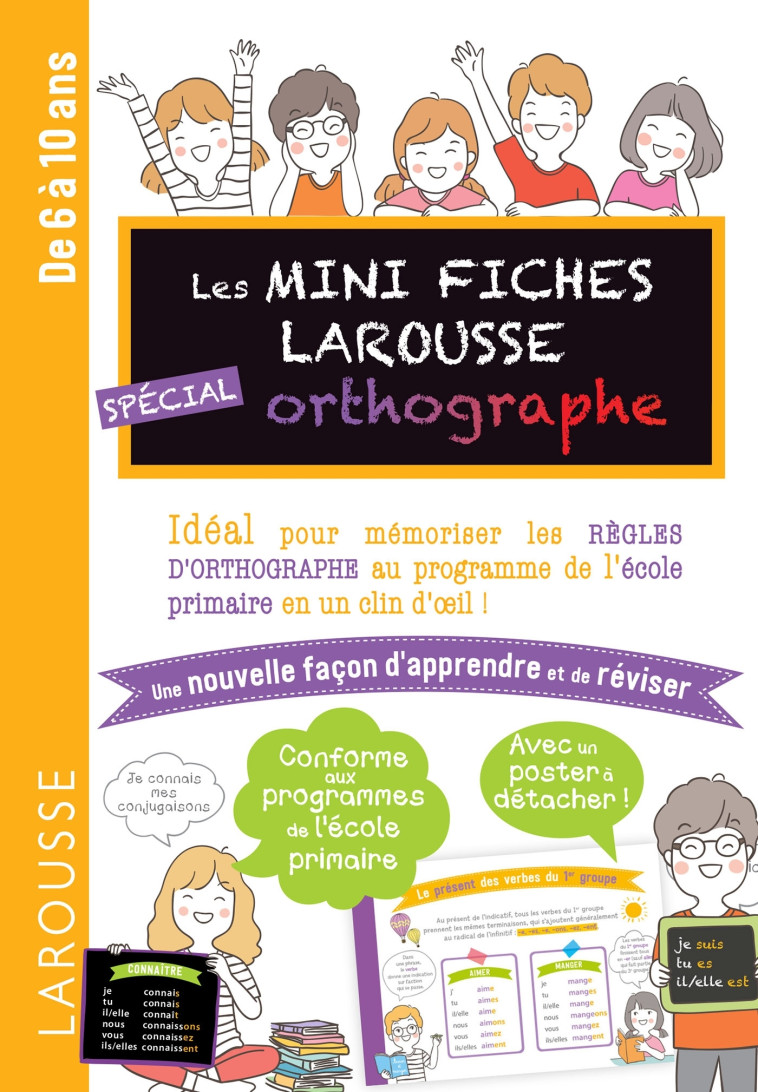 MINI FICHES D'ORTHOGRAPHE 7/11 ANS - COLLECTIF - LAROUSSE