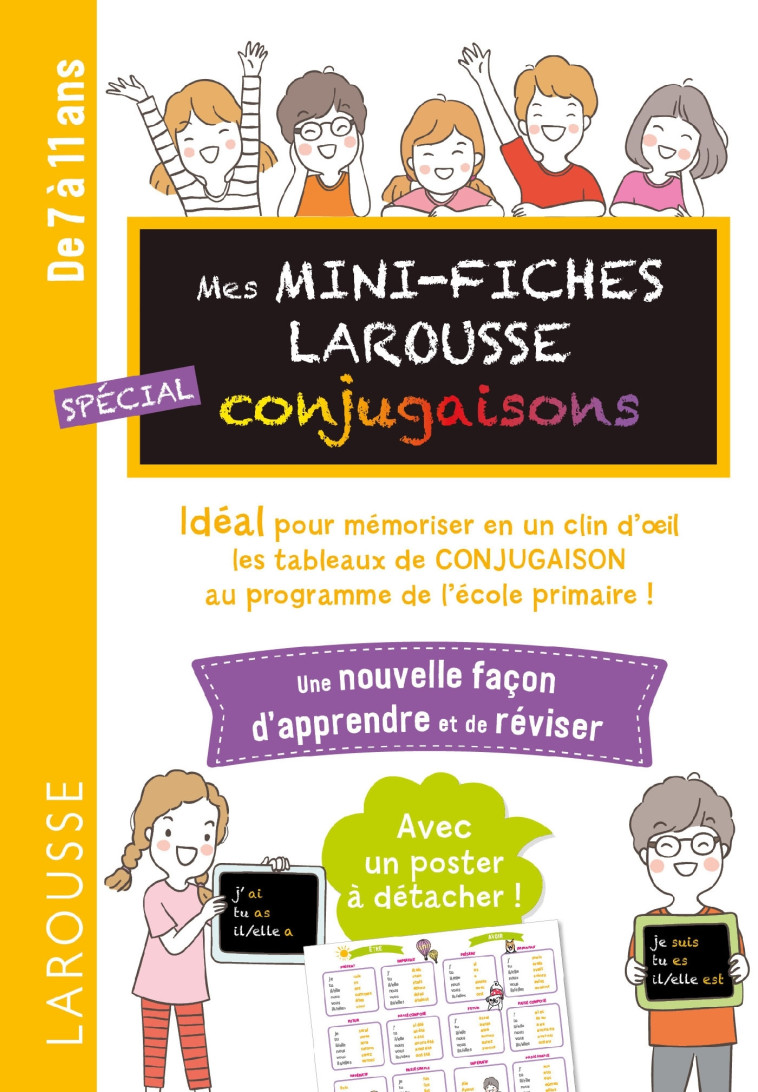 MINI FICHES DE CONJUGAISONS 7/11 ANS - COLLECTIF - LAROUSSE