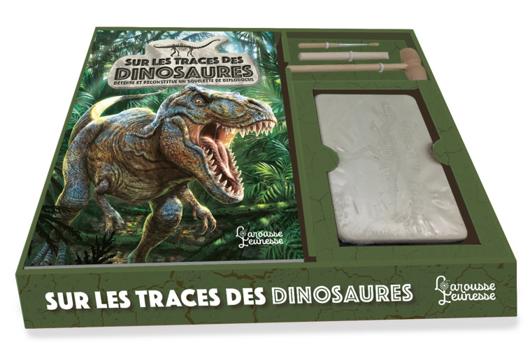 SUR LES TRACES DES DINOSAURES - OLIVAUX/DEL NEVO - LAROUSSE