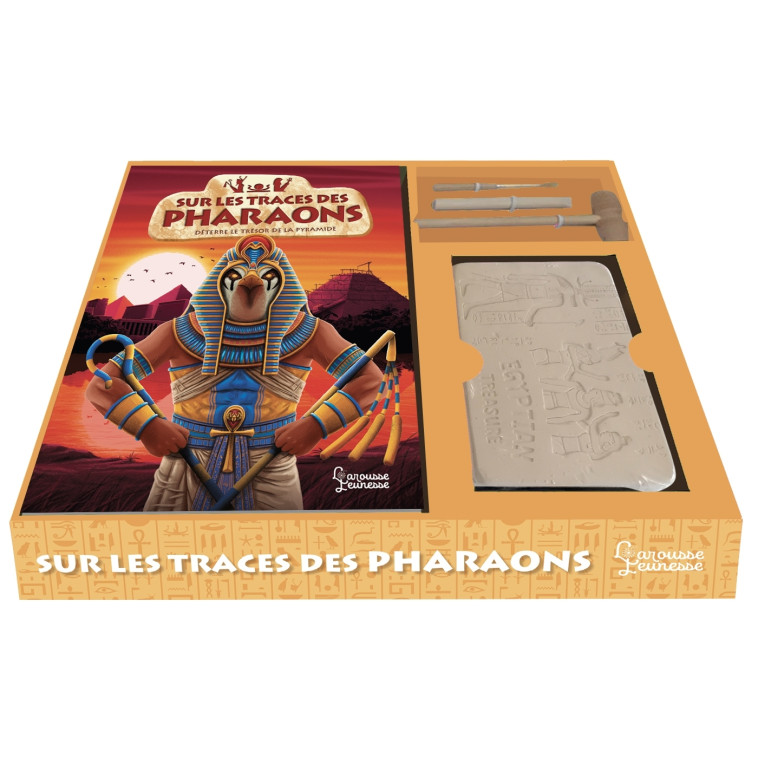 SUR LES TRACES DES PHARAONS - CASALI/TRUONG/CONNAN - LAROUSSE