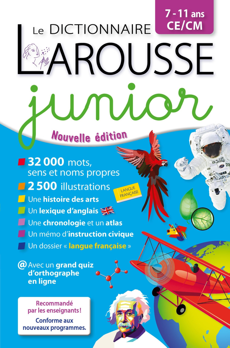 DICTIONNAIRE LAROUSSE JUNIOR CE/CM 2021 - COLLECTIF - LAROUSSE