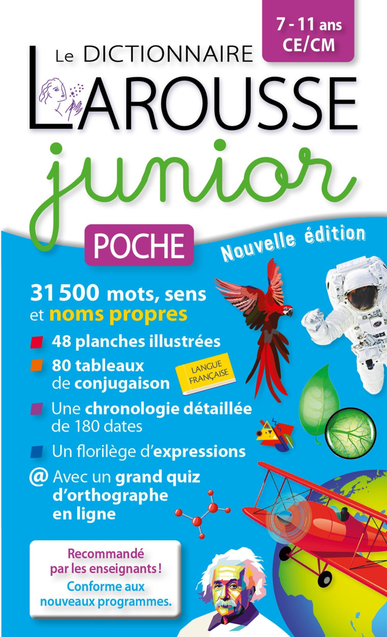 DICTIONNAIRE LAROUSSE JUNIOR POCHE 2021 - COLLECTIF - LAROUSSE