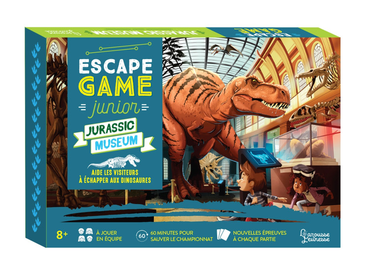 ESCAPE GAME JUNIOR JURASIC MUSEUM - LEBRUN/AUDRAIN - LAROUSSE