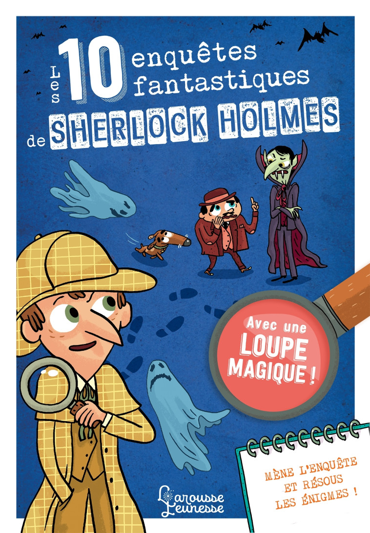 LES 10 ENQUETES FANTASTIQUES DE SHERLOCK HO LMES - LEBRUN/MEHEE - LAROUSSE