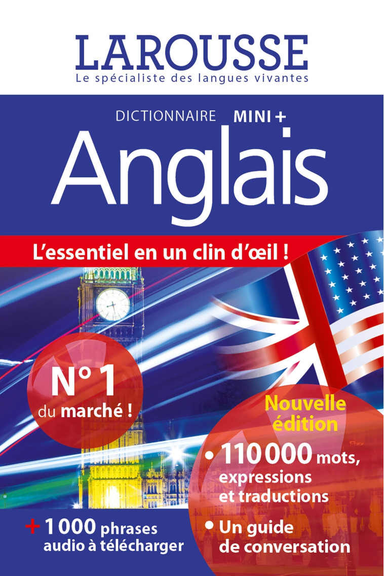 DICTIONNAIRE MINI PLUS ANGLAIS - XXX - LAROUSSE