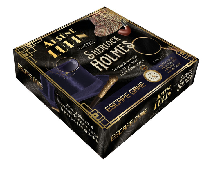 COFFRET ESCAPE GAME ARSENE LUPIN CONTRE SHERLOCK HOLMES - COLLECTIF - LAROUSSE