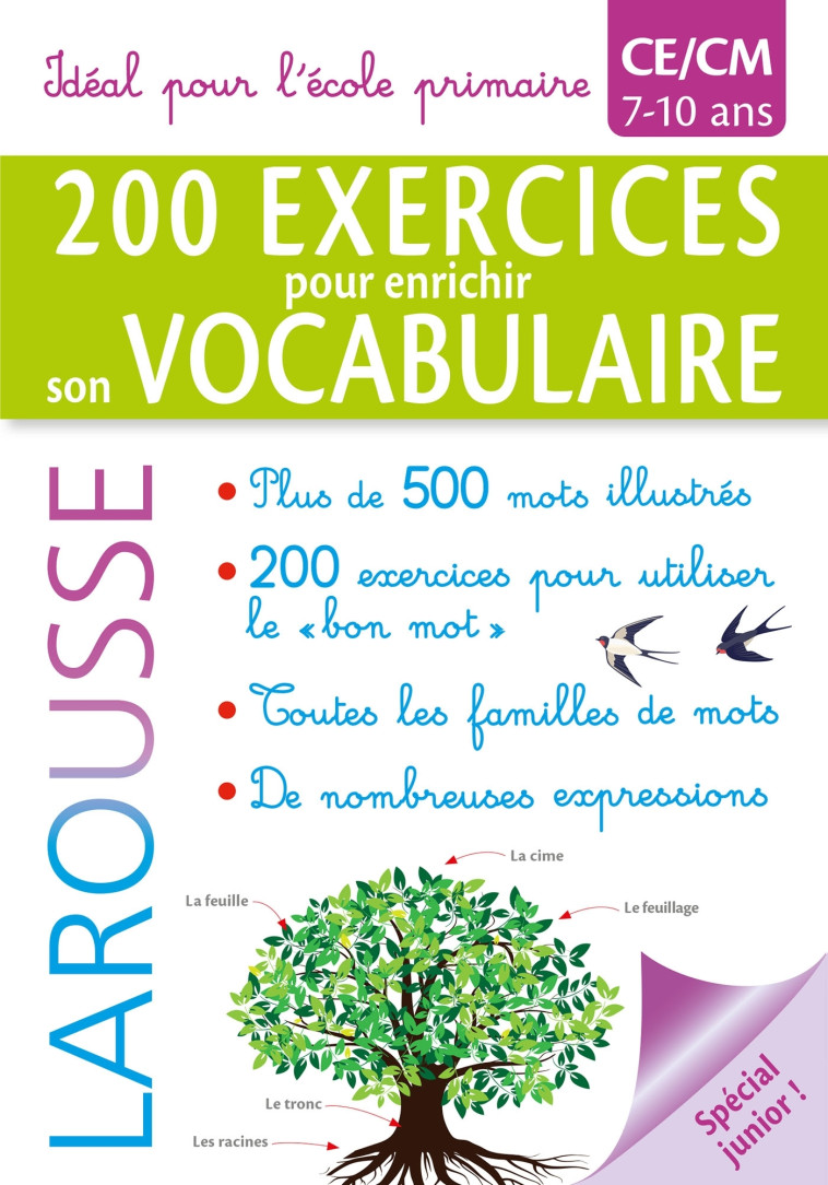 200 EXERCICES POUR ENRICHIR SON VOCABULAIRE - CE/CM - SOMMANT LINE - LAROUSSE