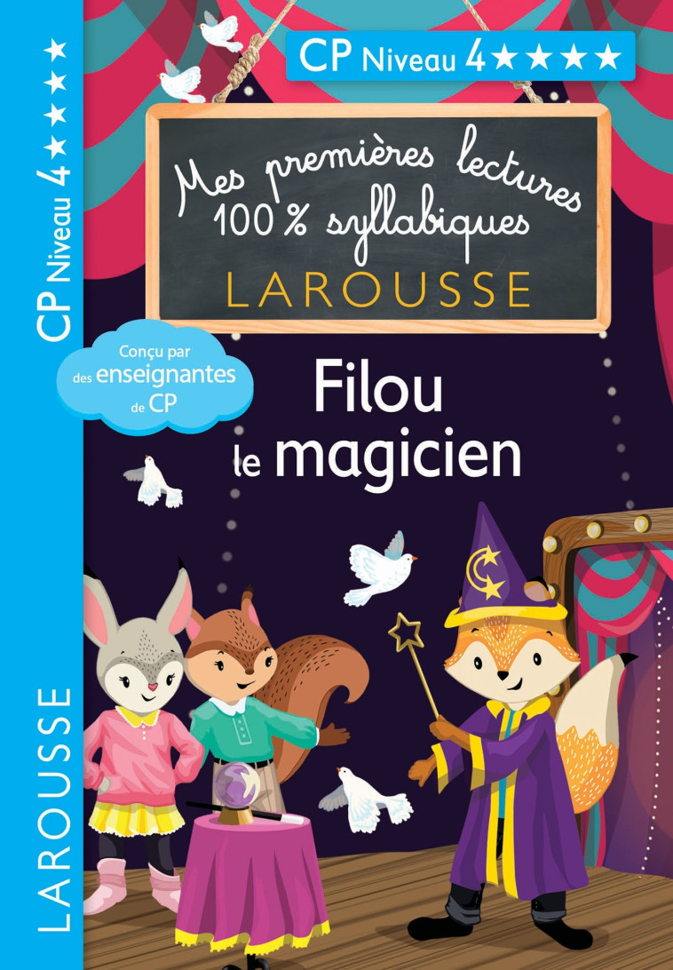 FILOU LE MAGICIEN  CP NIVEAU 4 - LEVALLOIS/HEFFNER - LAROUSSE