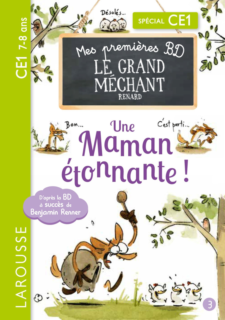 LE GRAND MECHANT RENARD T03 UNE MAMAN ETONNANTE - COLLECTIF - LAROUSSE