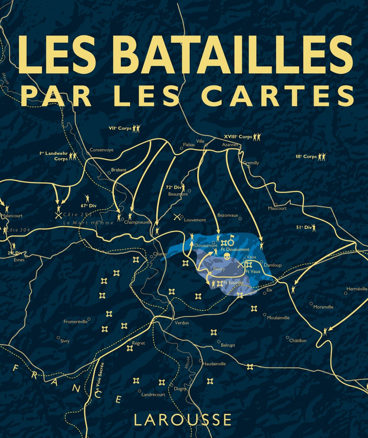 LES GRANDES BATAILLES PAR LES CARTES - SNOW PETER - LAROUSSE