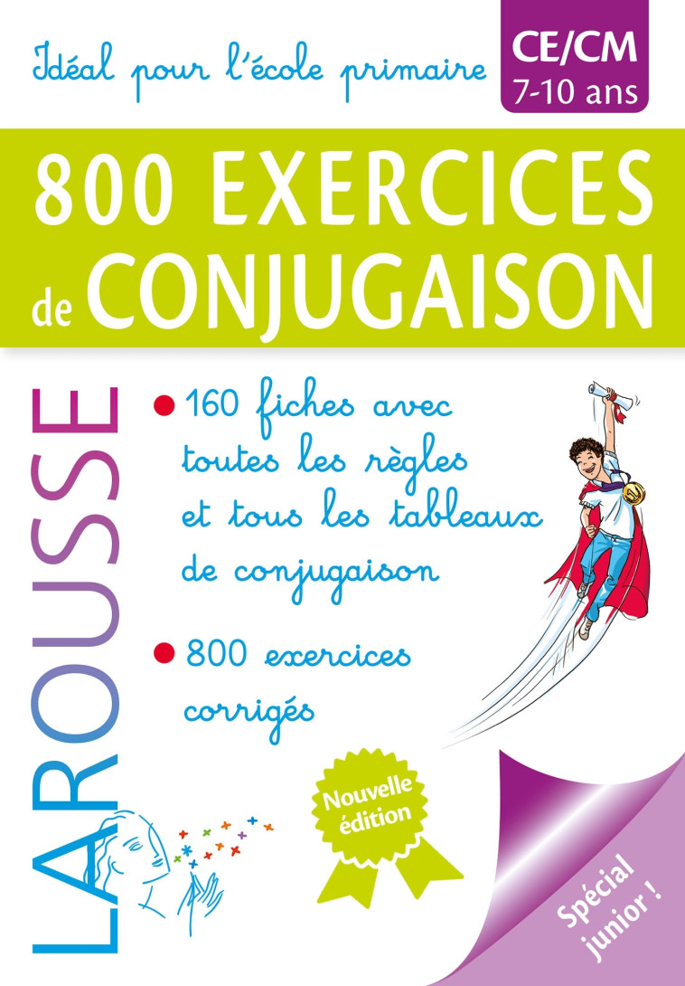 800 EXERCICES DE CONJUGAISON CE/CM ED 2021 ETAGERE COLLEGE - VULIN ANDRE - LAROUSSE