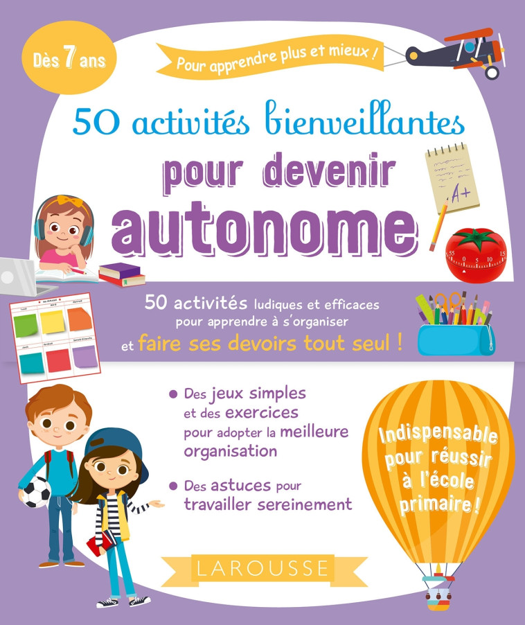 50 ACTIVITES BIENVEILLANTES POUR DEVENIR AUTONOME - COLLECTIF - LAROUSSE