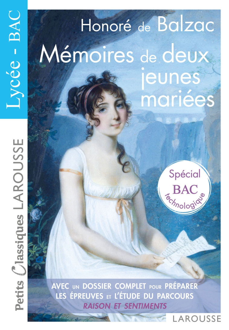 MEMOIRES DE DEUX JEUNES MARIEES  ED BAC - BALZAC HONORE DE - LAROUSSE