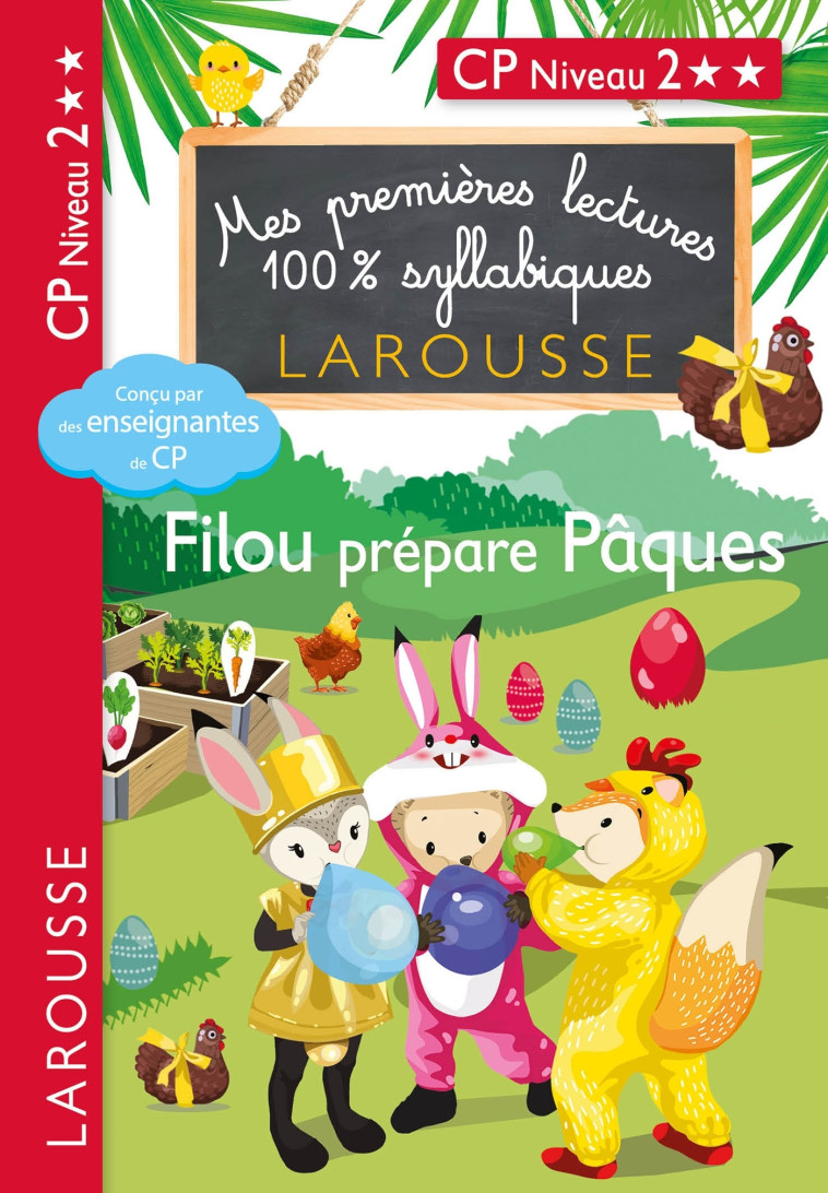 FILOU PREPARE PAQUES CP NIVEAU 2 - COLLECTIF - LAROUSSE