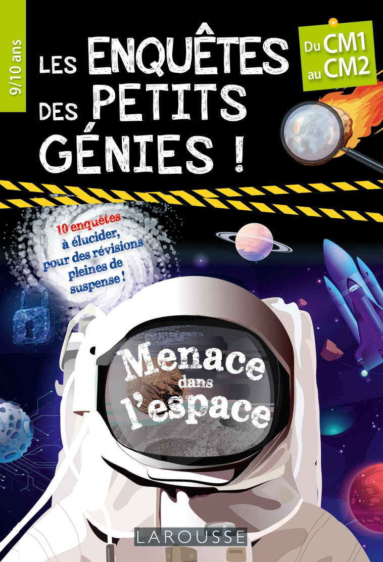 LES ENQUETES DES PETITS GENIES MENACE DANS L'ESPACE CM1-CM2 - COLLECTIF - LAROUSSE