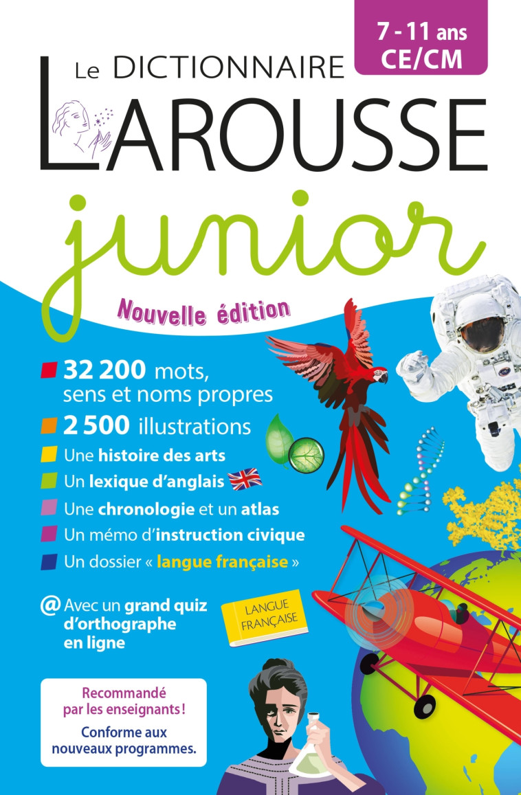 DICTIONNAIRE LAROUSSE JUNIOR ED 2022 - COLLECTIF - LAROUSSE