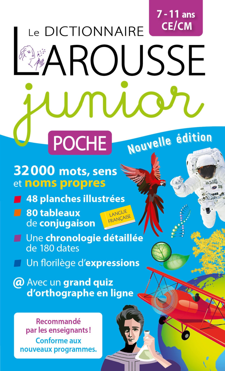 LAROUSSE JUNIOR POCHE ED 2022 - COLLECTIF - LAROUSSE