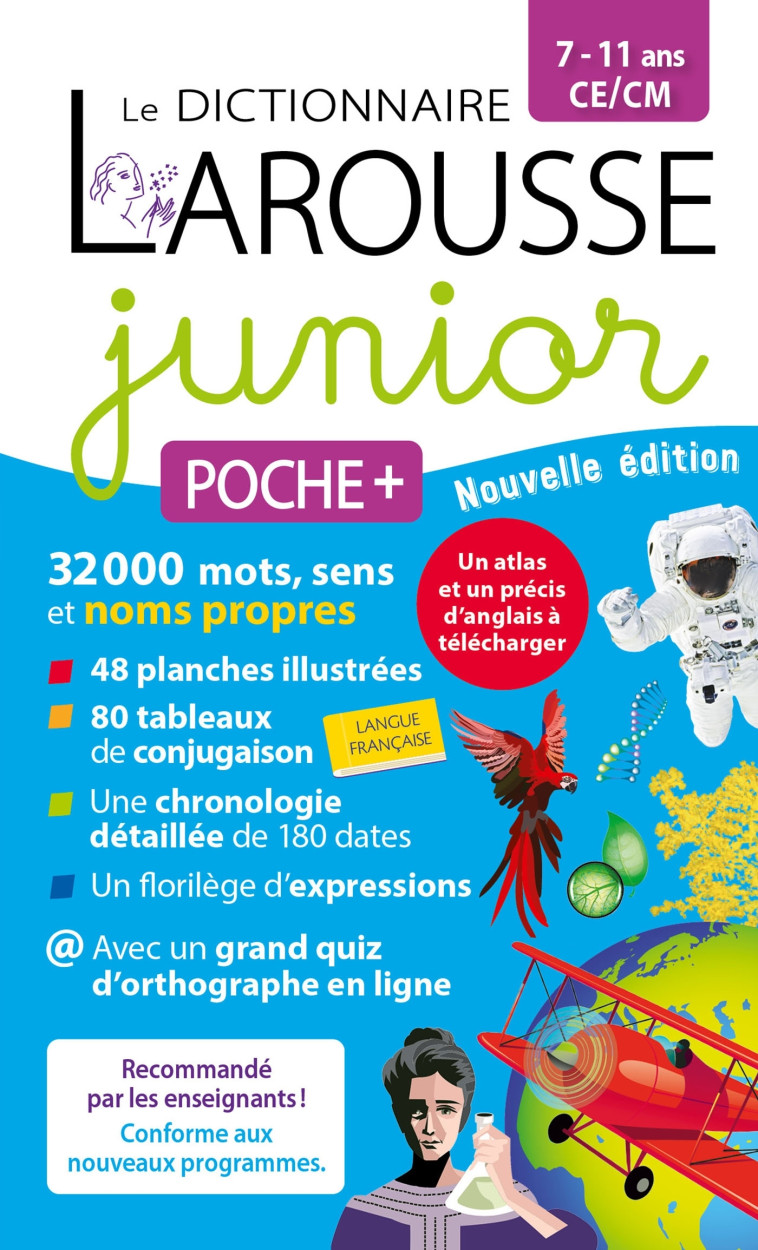 LAROUSSE JUNIOR POCHE PLUS  ED 2023 - COLLECTIF - LAROUSSE