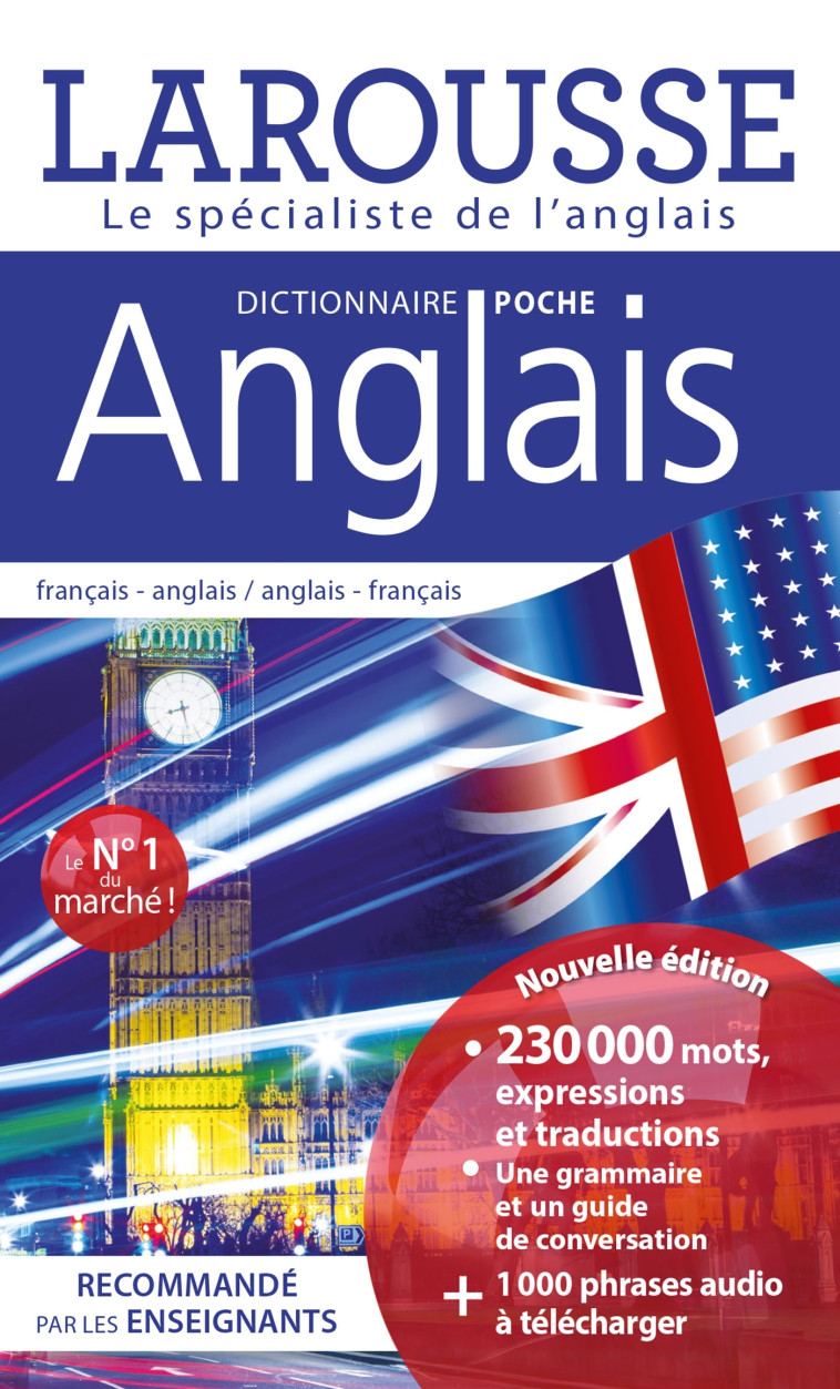 DICTIONNAIRE LAROUSSE POCHE ANGLAIS ED 2022 - XXX - LAROUSSE