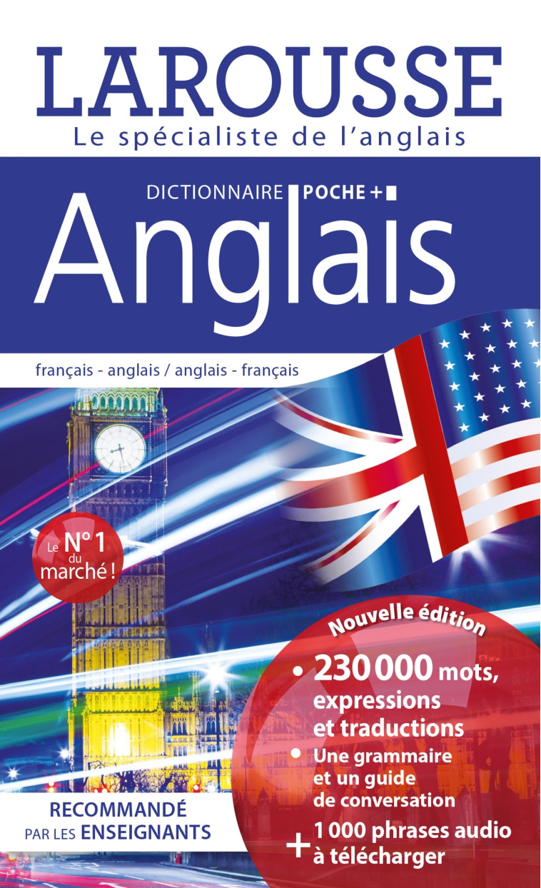 DICTIONNAIRE LAROUSSE  POCHE PLUS ANGLAIS ED 2022 - XXX - LAROUSSE