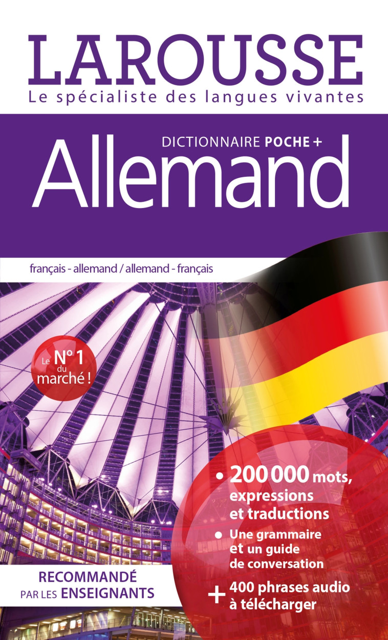 DICTIONNAIRE LAROUSSE POCHE PLUS ALLEMAND - XXX - LAROUSSE