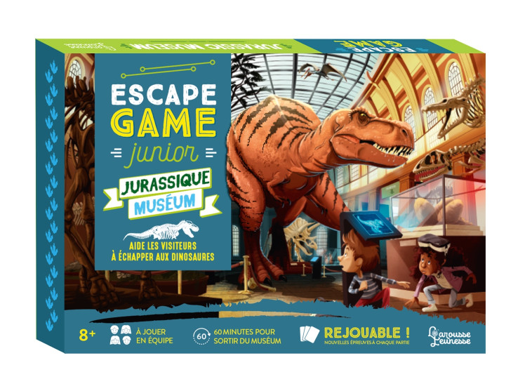 ESCAPE GAME JUNIOR JURASSIQUE MUSEUM - LEBRUN/AUDRAIN - LAROUSSE