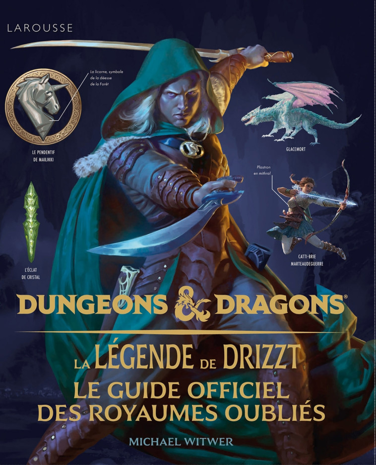 LA LEGENDE DE DRIZZT - LE GUIDE OFFICIEL DES ROYAUMES OUBLIES - DUNGEONS & DRAGONS - WITWER MICHAEL - LAROUSSE