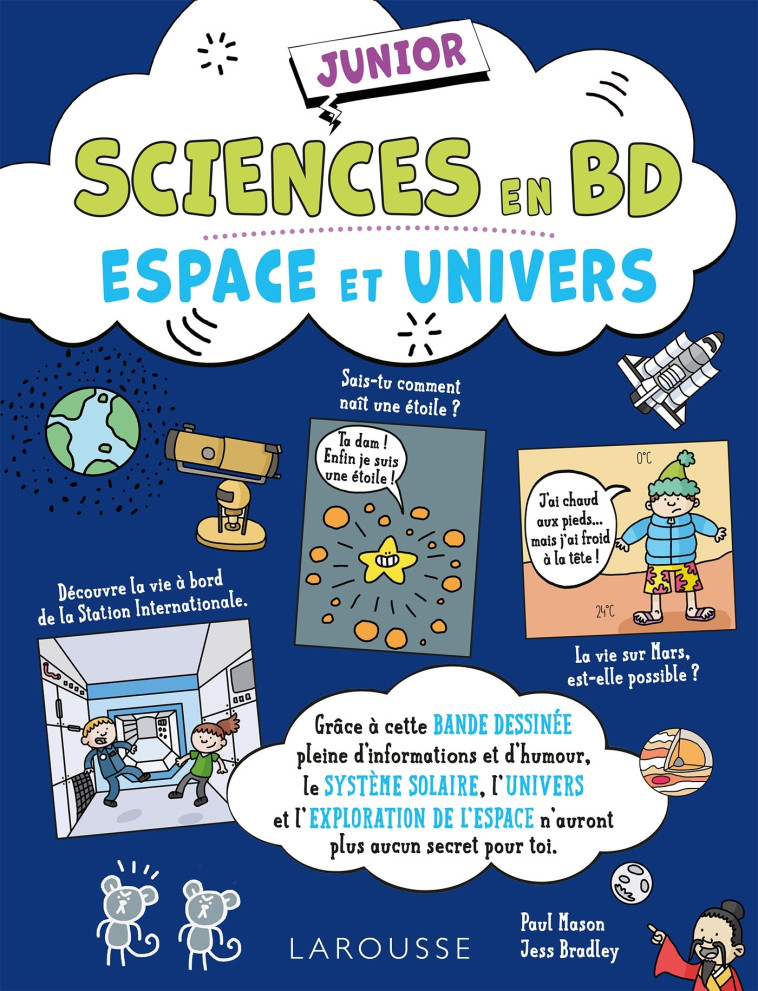 SCIENCES EN BD JUNIOR - L'ESPACE - COLLECTIF - LAROUSSE