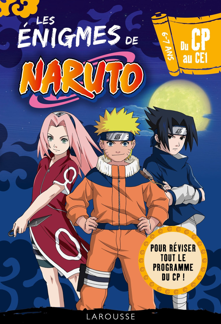 NARUTO - ENIGMES DU CP AU CE1 - COLLECTIF - LAROUSSE