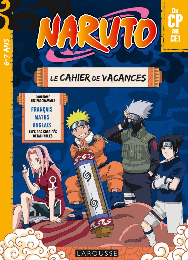 NARUTO - CAHIER DE VACANCES DU CP AU CE1 - MEYER AURORE - LAROUSSE