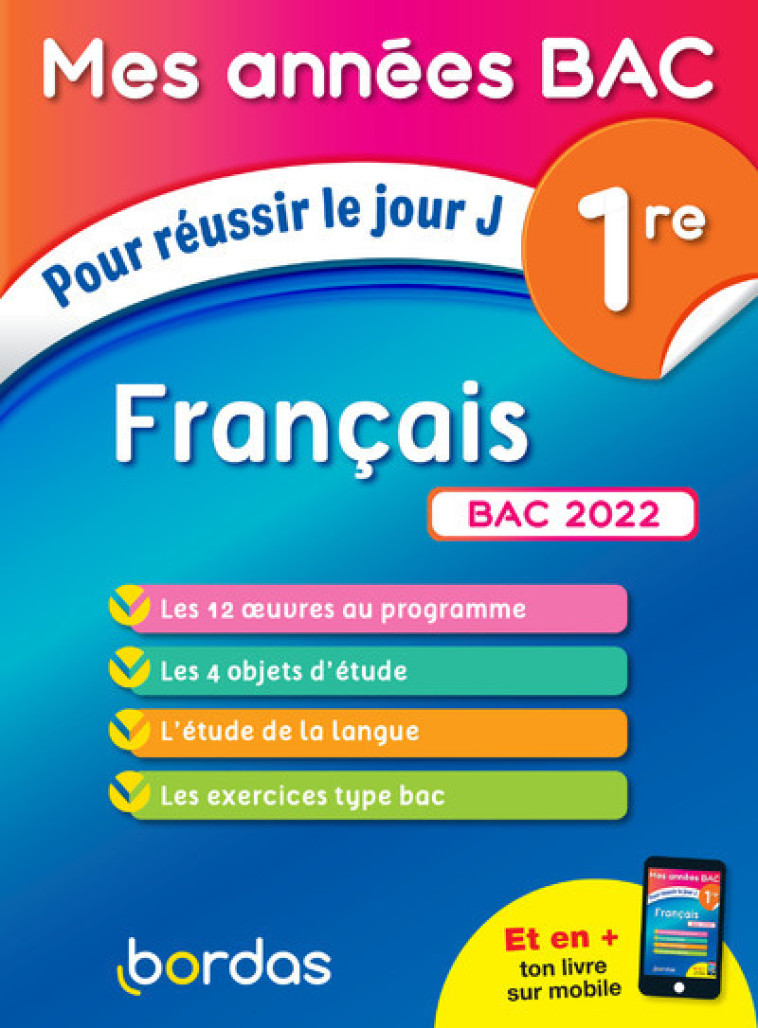 FRANCAIS 1RE BAC 2022 - LEDDA-VENGERDER S. - BORDAS