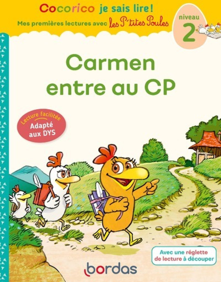 CARMEN ENTRE AU CP NIVEAU 2 SPECIAL DYS - OLIVIER/HEINRICH - BORDAS