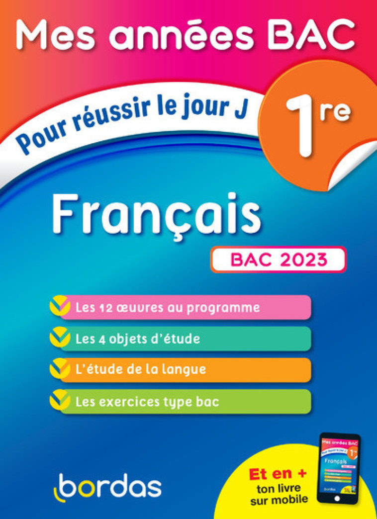 FRANCAIS 1RE BAC 2023 - LEDDA-VENGERDER S. - BORDAS