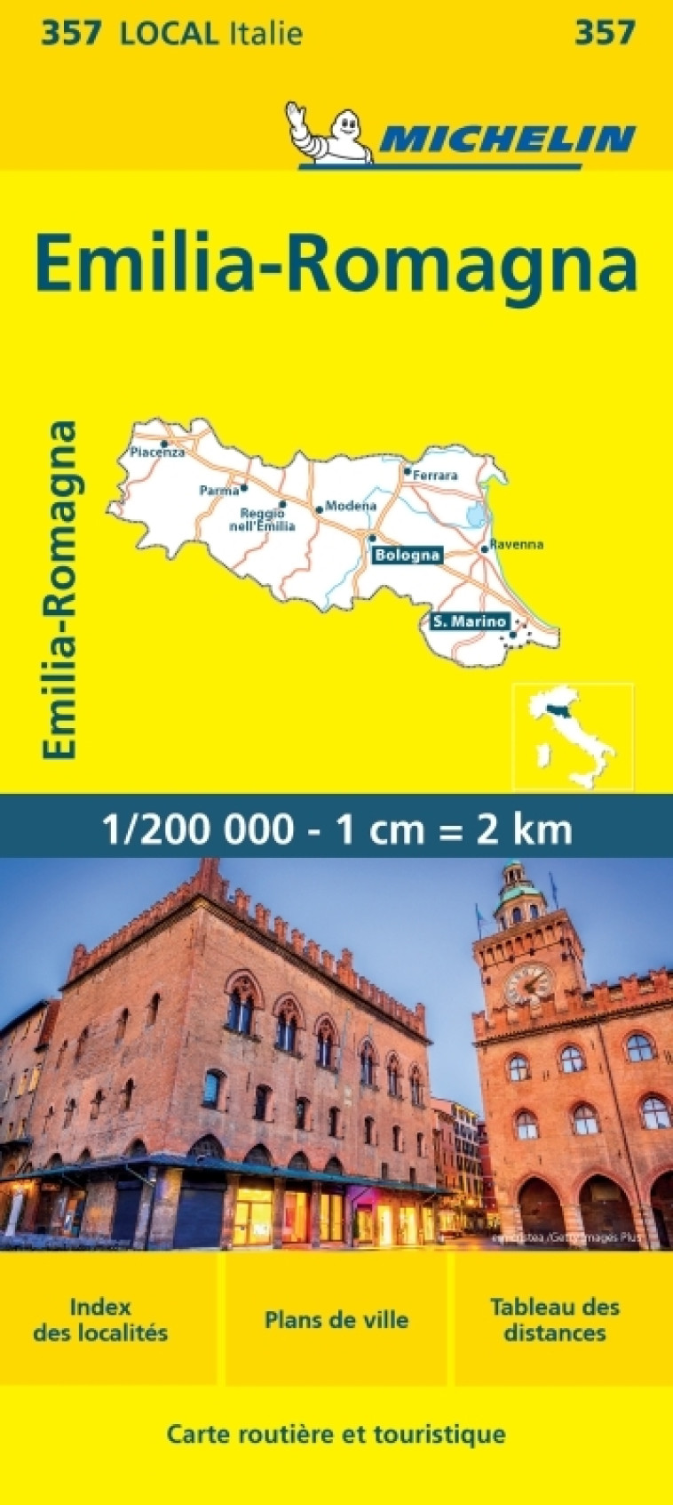 CARTE LOCALE 357 EMILIA ROMAGNA - XXX - MICHELIN