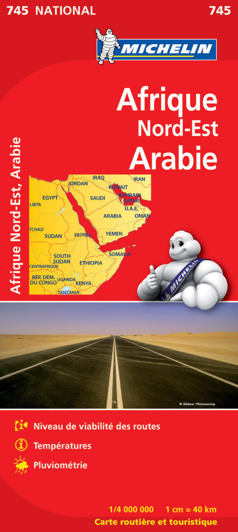 CN 745 AFRIQUE DU NORD-EST, ARABIE - XXX - MICHELIN